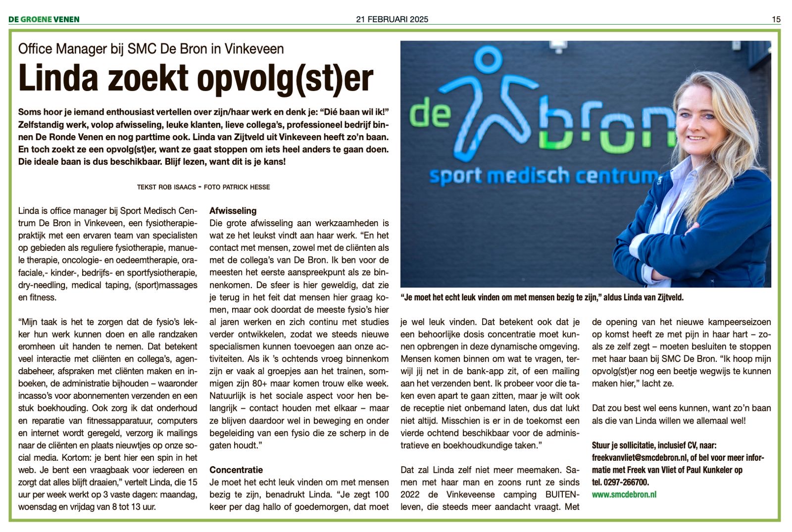 advertentie Linda